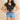 Ribbed V-Neck Short Sleeve Top (CAPELLA)-5