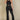 Ribbed Cropped Top and Bootcut Pants Sets (CAPELLA)-0