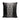 Beaded Leather Pillow Cover | Black Square Design 2-0