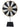 Beaded Cameroon Umbrella Shield on stand - Black & White 02-0