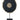 Beaded Cameroon Umbrella Shield on stand - Black-0