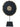 Beaded Cameroon Umbrella Shield on stand - Black-0