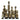 Beaded Namji Doll Gold Family 01-0