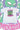 Short Sleeved T-Shirt in White with Blazing Through Dimensions Print-0