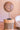 Wooden Natural Cameroon Shield on stand | Manilla Cross Design with Cowrie Edge-0