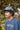 Cap In Denim Blue With Dream Sports Embroidery-1