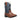 Children's 8" Western Pull On Navy Blue Leather Boots-4