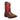 Children's 8" Western Pull on Red Leather Boots-0