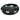 Maasai Concave Beaded Bangle 10 - Black & Silver-0