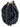 Large Recycled Glass Beads Strand | Black-0