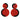 Double Disc Embroidery Earrings 02-0