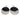 Telephone Wire Earrings - Black & White-1