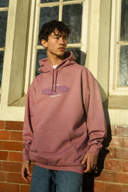 Hoodie in Dusty Purple with Dream Sports Embroidery-4