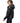 Contra 2020 Black Genuine Hooded Womens Leather Puffer Jacket-1