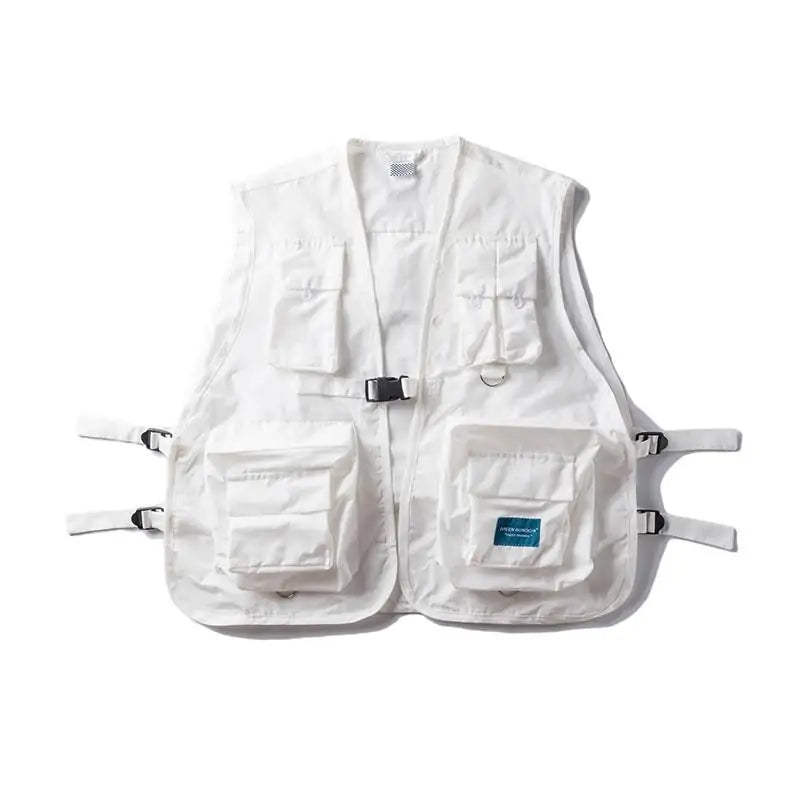 Multi Pockets Hip Hop Vest