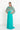 Chiffon A-Line Long Dress with Embroidered Cape Sleeves-0
