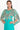 Chiffon A-Line Long Dress with Embroidered Cape Sleeves-2