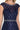Chiffon Empire Long Dress with Jewels and Chiffon Overlay-1