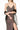 Full Sequin Ruched V-Neck Long Dress w/ Strap Back-2