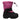 Girl's Nylon Winter Boots Pink Leather Boots-4