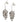 Grapes Drop Earrings: Sterling Silver with Diamonds and Plate Options-9