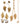 Grapes Necklace, 14K Gold with Diamonds: Lariat Style on Handmade Chain-2