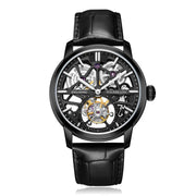 2021 ENLOONG Real Luxury Tourbillon Watches Men with Long Power Reserve Stainless Steel Sapphire OEM Watch Luxury Black-6