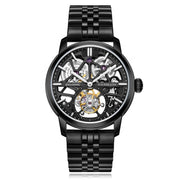 2021 ENLOONG Real Luxury Tourbillon Watches Men with Long Power Reserve Stainless Steel Sapphire OEM Watch Luxury Black-2