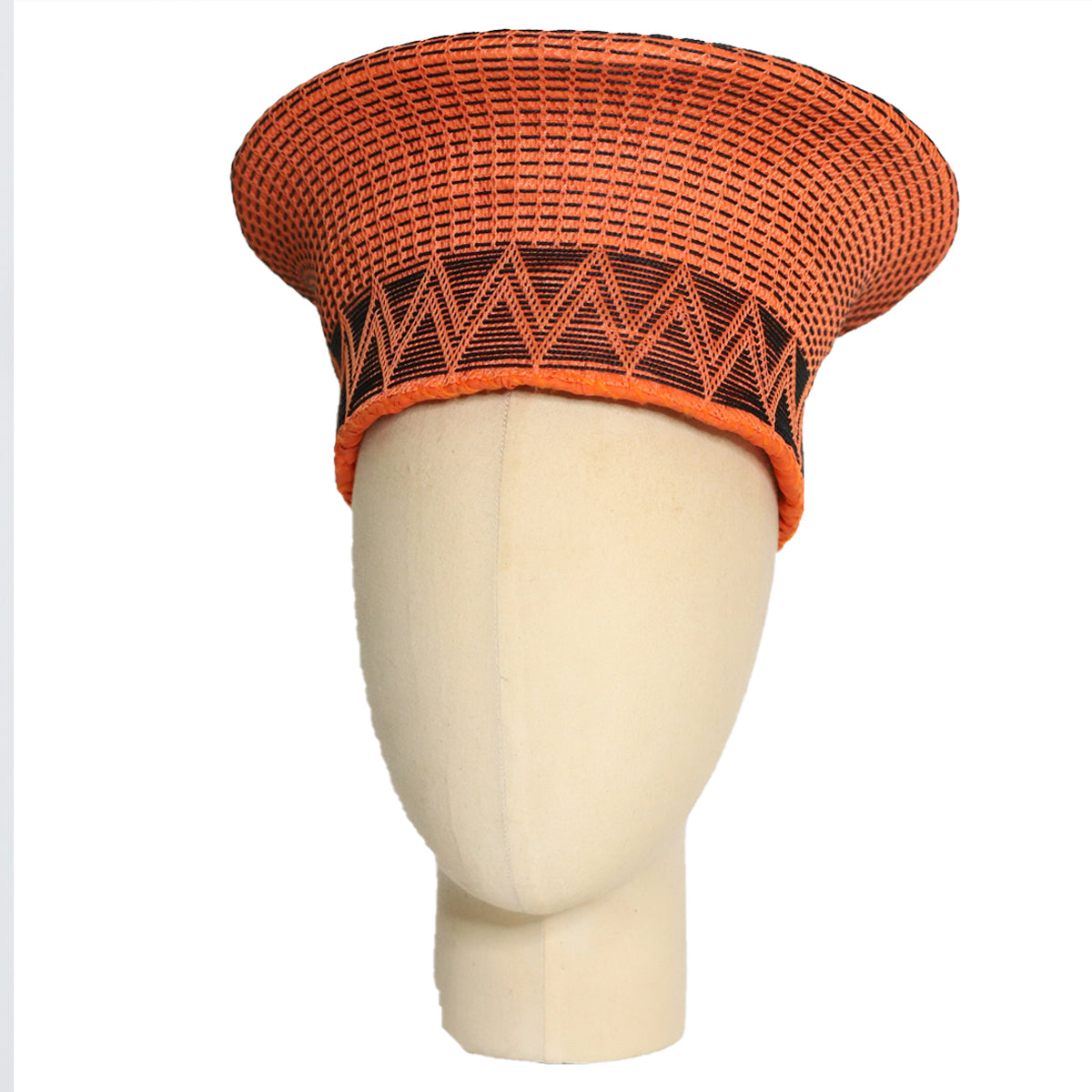 Zulu Narrow Basket Hat - Multi-Colored Pattern | Handmade in South Africa-5