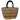 Bolga Basket Tote Bag with Leather Handle | Neutral-0