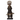 Beaded Namji Doll 28 Speckled Black & Gold-0