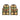 Yoruba Beaded Arm Chair Set of 2 | Black-0