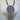 Triple Disc Necklace with Horn Bead Charanga Blue-0