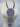 Triple Disc Necklace with Horn Bead Charanga Blue-0
