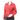 WOMEN'S RED LEATHER BIKER JACKET: ELBA-0