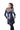 Janno Womens Leather Jacket with Cape Style Tricko Hoodie-4