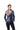Janno Womens Leather Jacket with Cape Style Tricko Hoodie-5