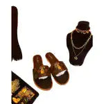 FASHION DESIGN LOUIS VUITTON FLAT SANDALS