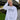 Long Sleeved Cotton T-shirt in White Pure Euphoria Print-0