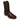 Men's 11" Work Western Square Toe Brown Leather Boots-0