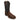 Men's 12" Work Western Square Toe Black/Brown Leather Boots-1