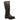 Men's 16" Black Engineer Zipper Biker Leather Boots-0
