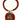 Mtoni Shell Necklace Red-0