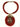 Mtoni Shell Necklace Red-0