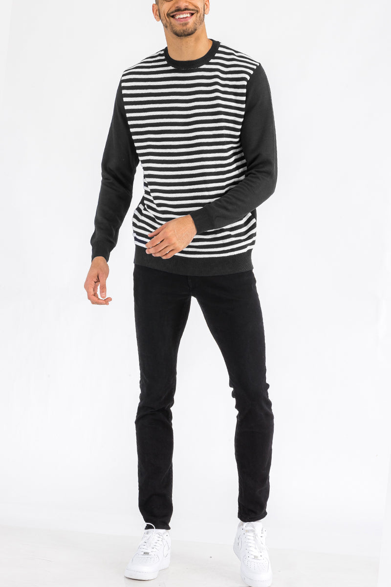 Zafflon Striped Sweater-4