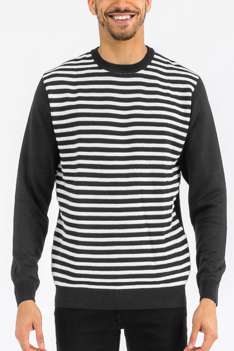 Zafflon Striped Sweater-0