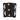 Niwe Beaded Leather Cuff | Black & White-0