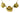 Metal Petals- Pansy Earring-Small-14K Gold & Diamonds-3