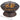 25 Inch Copper Chalice Steel Fire Pit with Spark Screen-0