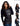 Sexy Womens Leather Long Sleeve T-Shirt-0